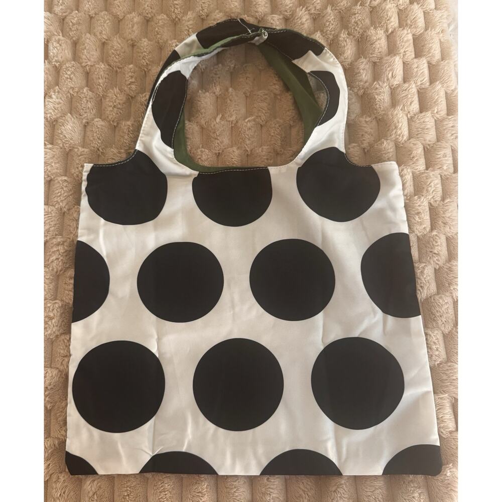 Kate Spade New York Polka Dot Foldable Lightweight Tote Bag - Picture 4 of 8